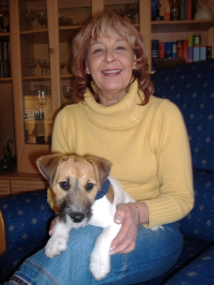 Leroy mit Frauchen Eveline